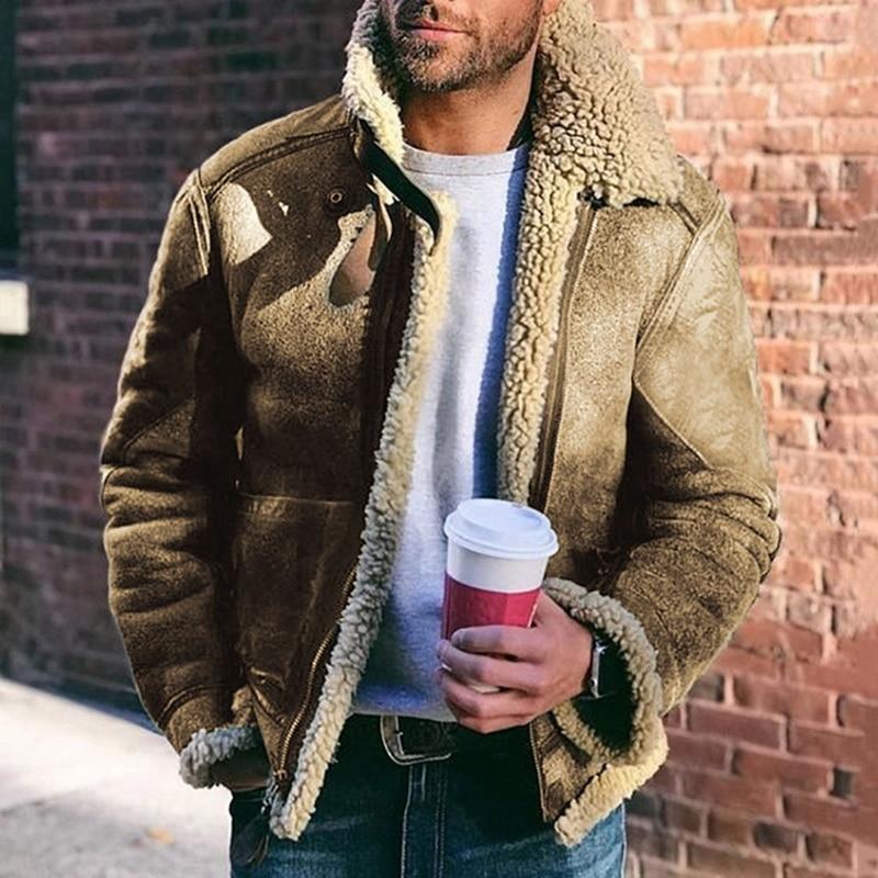 Drune | Warme Winterlederjacke Im Robusten Stil