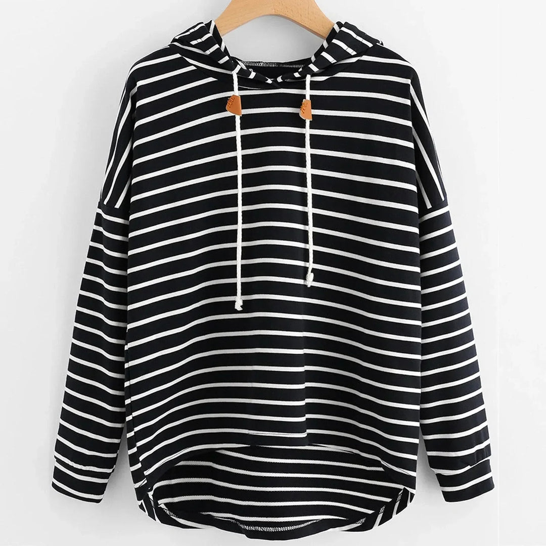 Drune | Damen gestreifter Hoodie
