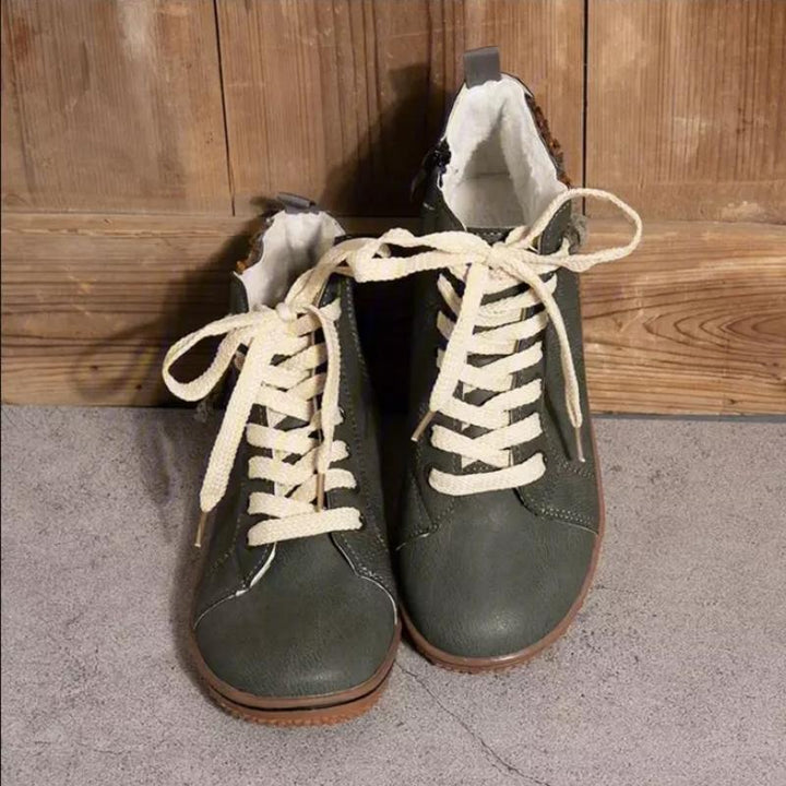 Drune | Stylische Leder Sneaker Mit Schnürsenkeln