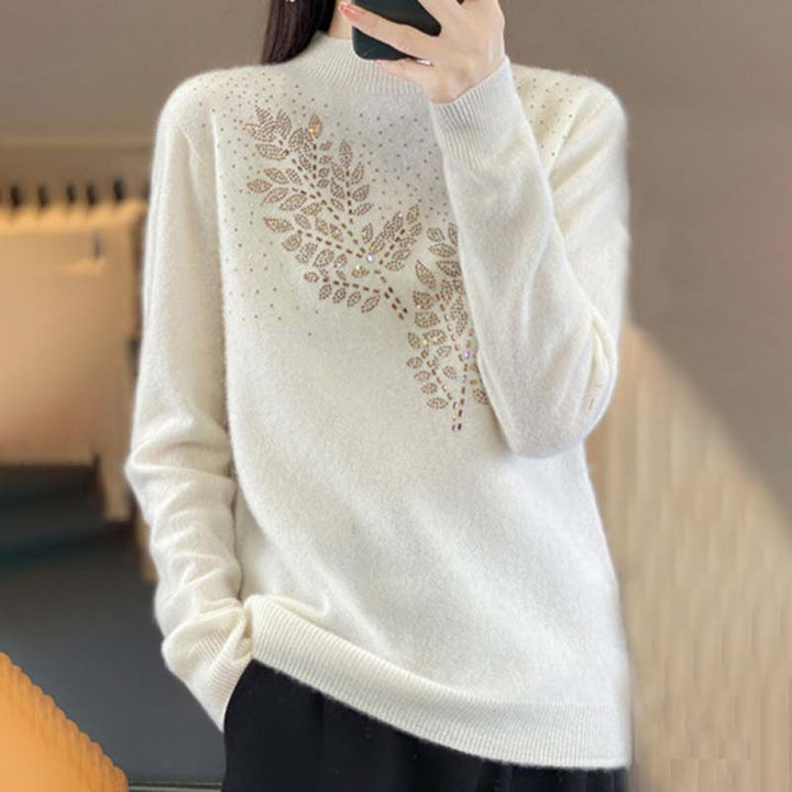 Drune | Strickpullover mit Schönem Blattmuster