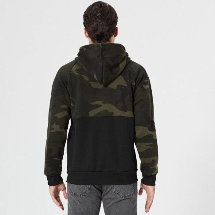 Drune | Modischer Camouflage Kapuzenpullover