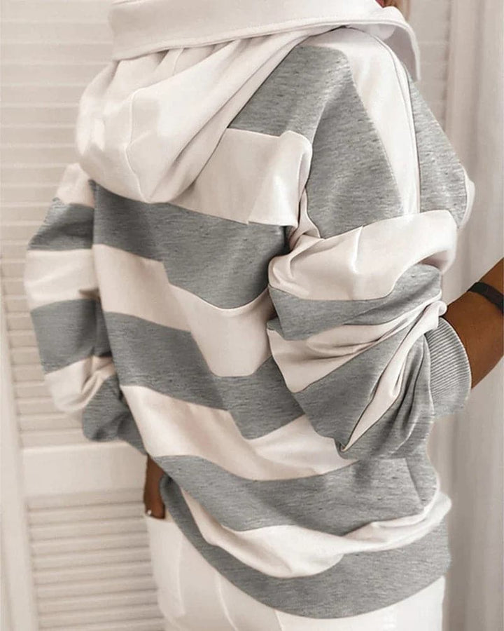 Drune | Hoodie - Strickdetails - Lockere Passform - Weiche Materialien