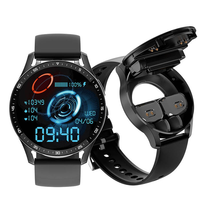 in 1 Smartwatch mit Kopfhörern (für iPhone und Android)
