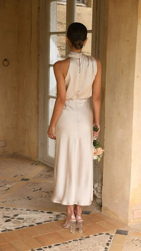 Drune | Glänzendes Maxikleid