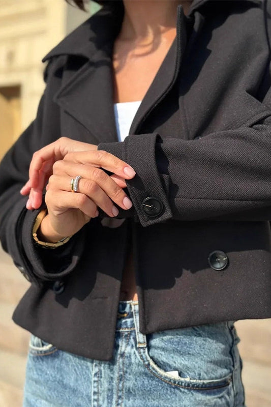 Drune | Trench-Stil Kurzjacke