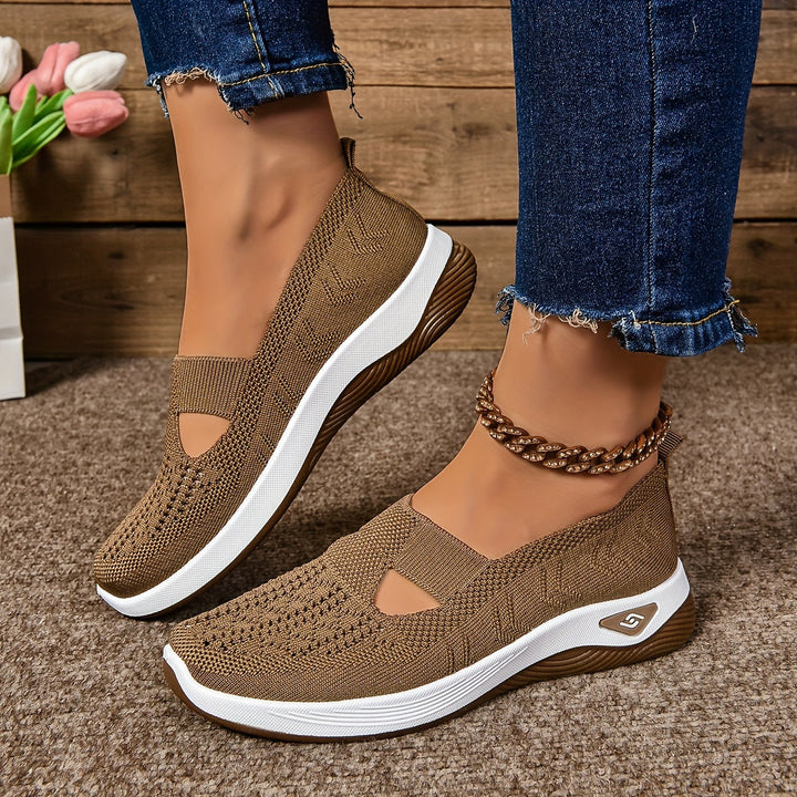 Drune | Atmungsaktive Orthopädische Slip-On Sneakers für Damen