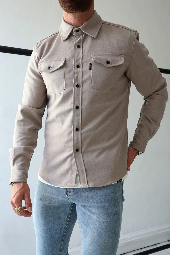 Drune | Premium-Jacke mit Knopfverschluss für Herren | Stylische und bequeme Jacke