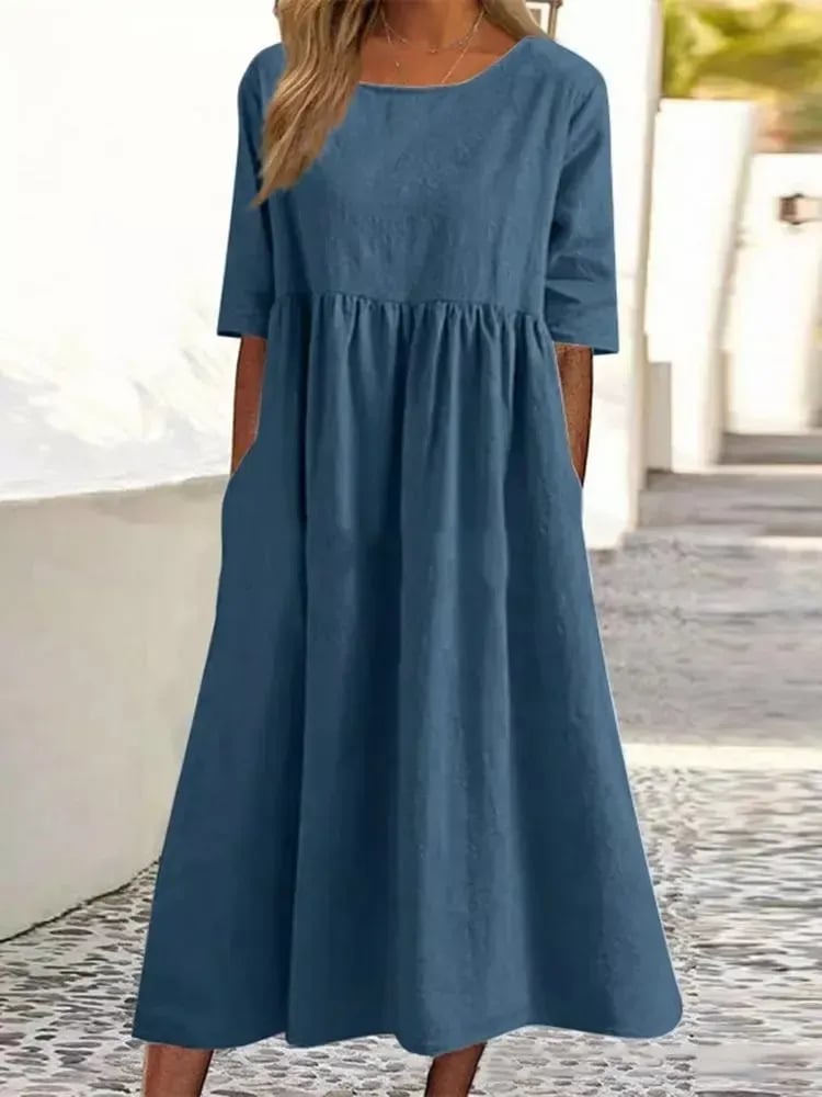 Drune | Elegantes, Bequemes Baumwollkleid