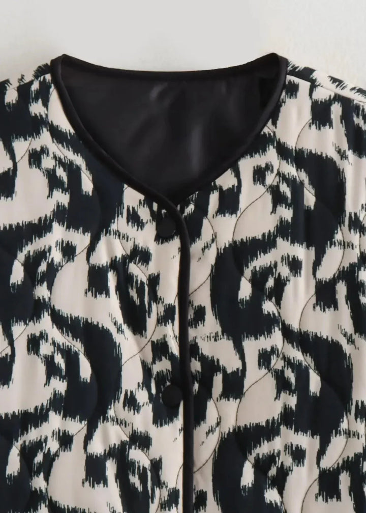Drune | Französische Stil bedruckte Baumwolljacke