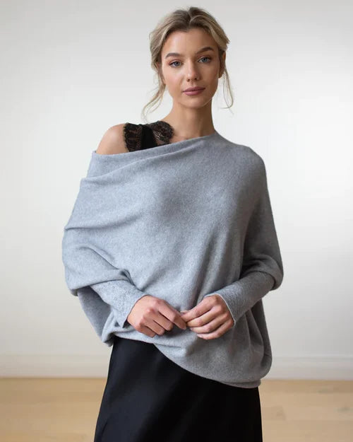 Drune | Asymmetrisch drapierter Pullover
