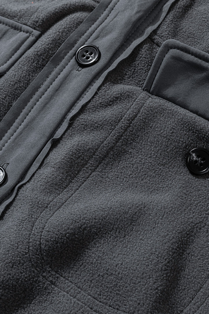 Drune | Casual Fleece Shirtjacke Weich und Warm Perfekt Für Den Alltag
