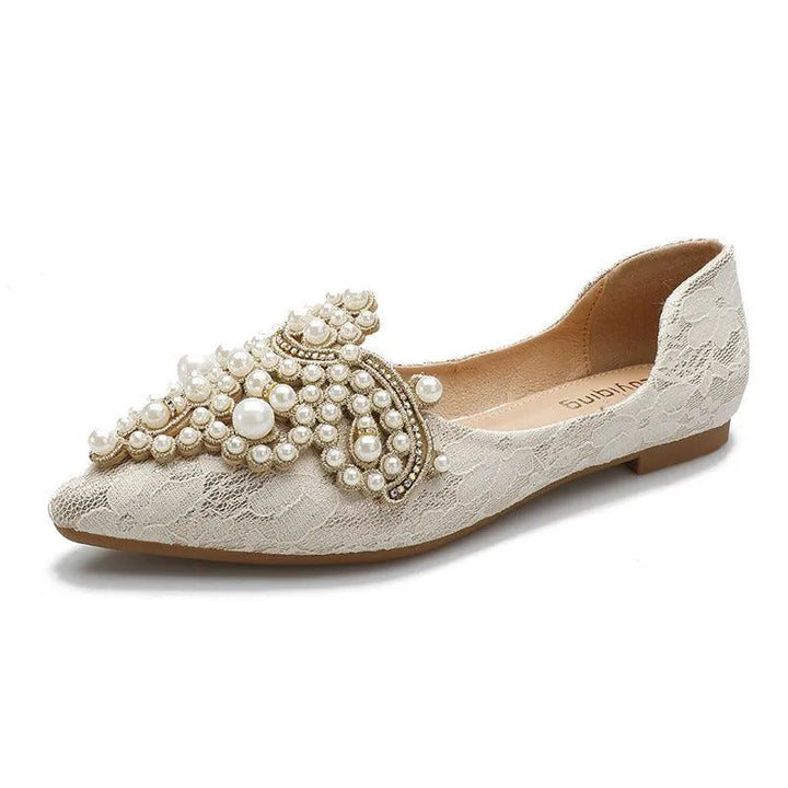 Drune | Elegante Ballerina mit Perlen