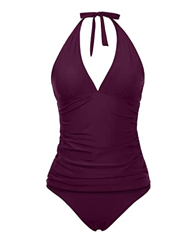 Drune | Halter Tankini Badeanzüge Für Damen Mit Bauchkontrolle