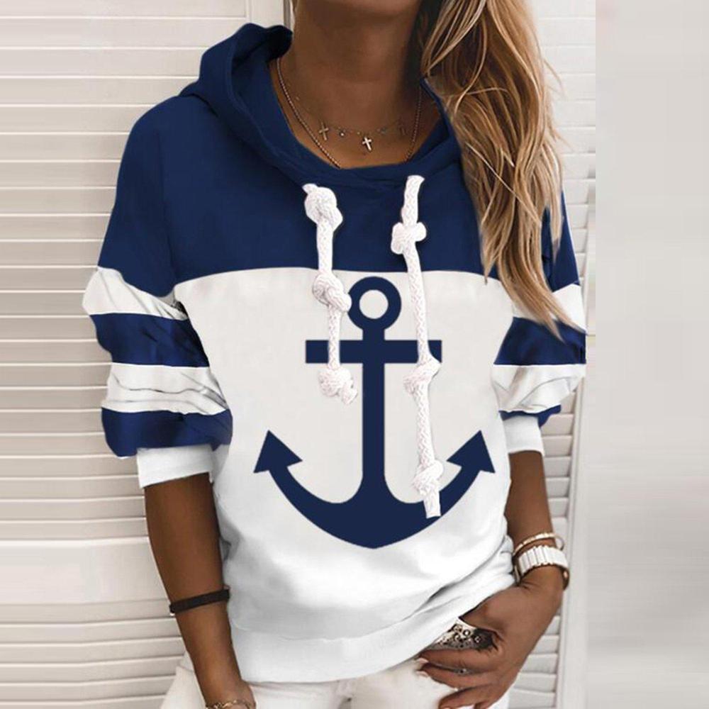 Drune | Anker langärmliger Colorblock Hoodie