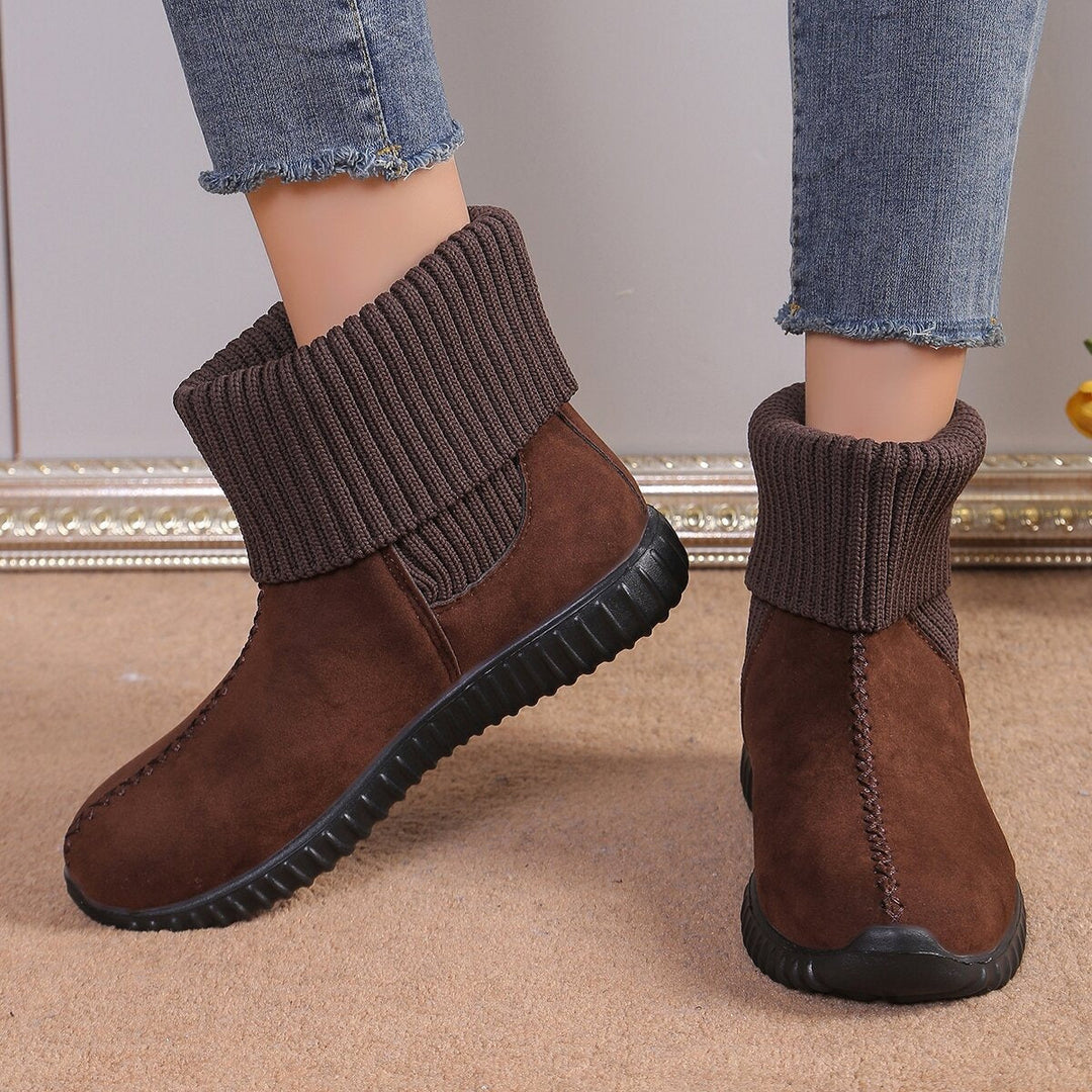 Drune | Flache Und Gestrickte Stiefeletten