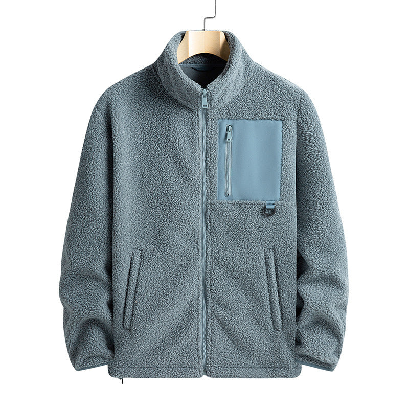 Drune | Männer Fleecejacke mit Kragen