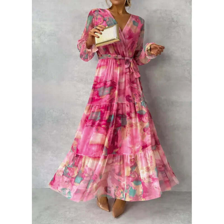 Drune | Maxi Kleid Im Rosendesign