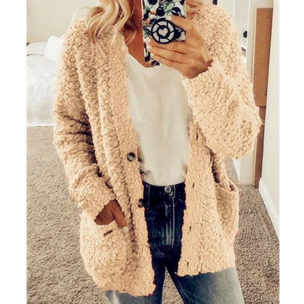 Drune | Mode Lange Warme Strickjacke