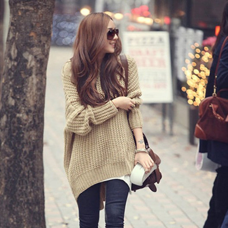Damen Grobstrick-Poncho mit fransigen Details und Kapuze Drune