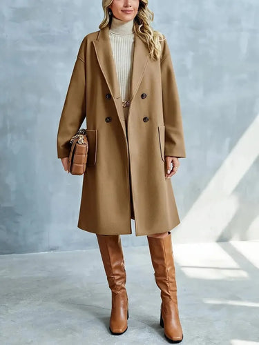 Drune | Gemischter Wollmantel - Zeitlose Eleganz - Wollmischung - Winteroberbekleidung