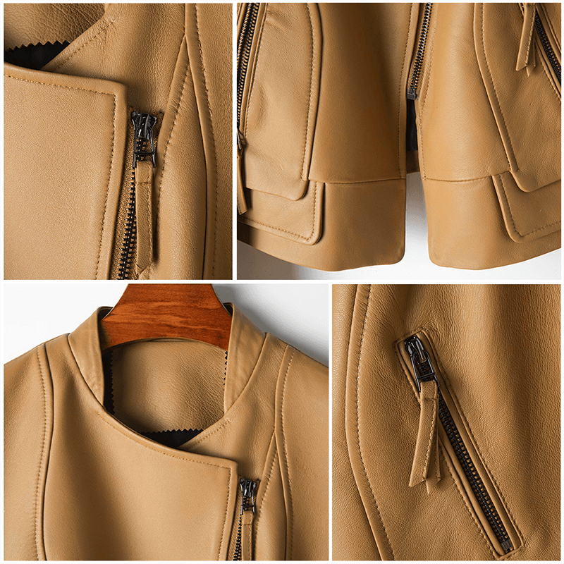Drune | Damen Stilvolle Lederjacke
