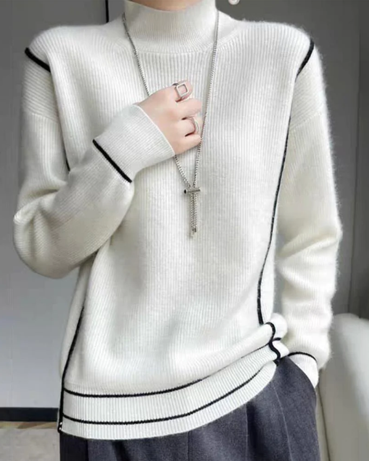 Drune | Eleganter schlichter Rollkragenpullover