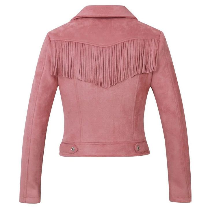 Drune | Wildlederjacke - Im Western-Stil - Kunstwildleder - Statement-Oberbekleidung