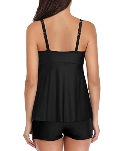 Drune | Bauchkontrolle Tankini Badeanzüge Für Frauen 2 Teilig