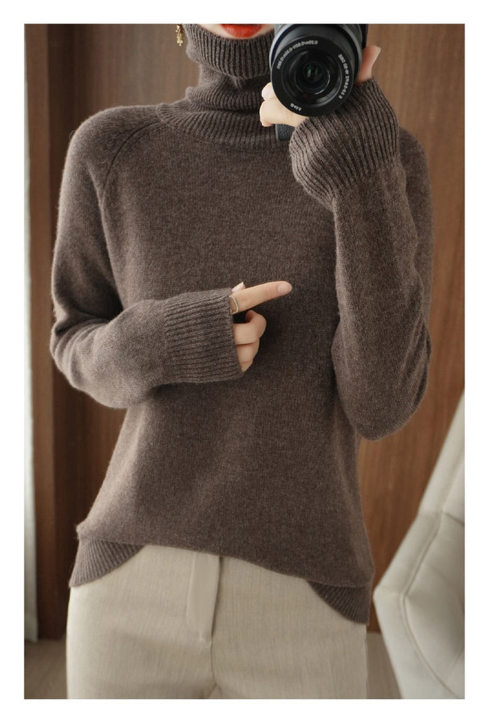 Drune | Sweater mit Rollkragen - Lockerer Schnitt - Lange Ärmel