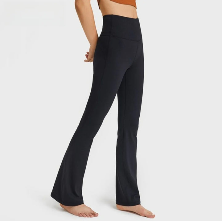 Drune | Hohe Taille nackt atmungsaktiv Yoga Sport Neun-Punkt-Hose