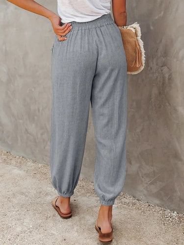 Drune - Lange Hose mit hoher Taille