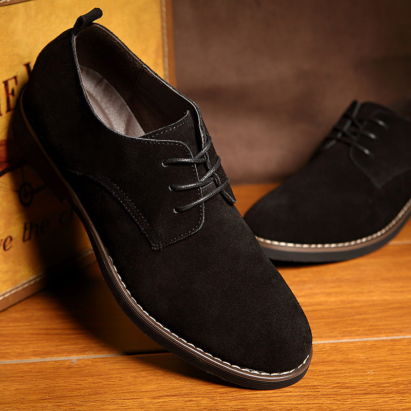Herren Wildleder Classic Schnürschuhe Drune