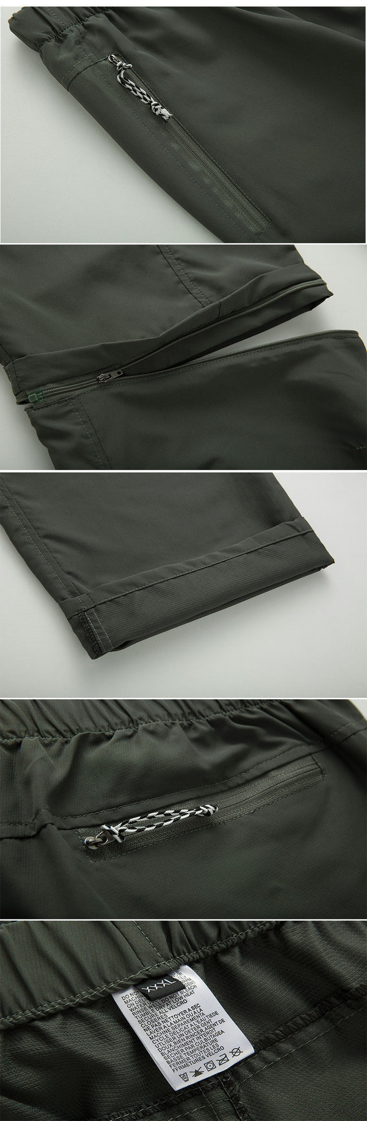 Drune | 2-in-1 Herrenhose mit Taschen Ideal für Outdoor-Sommerspaß