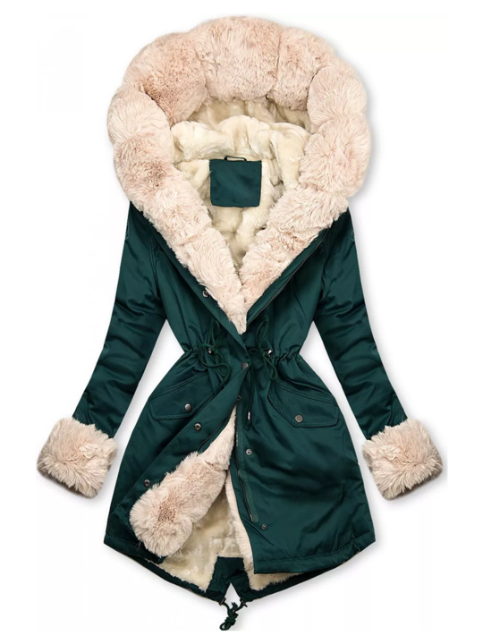 Drune | Gepolsterte Jacke mit warmem Plüschfutter für Damen