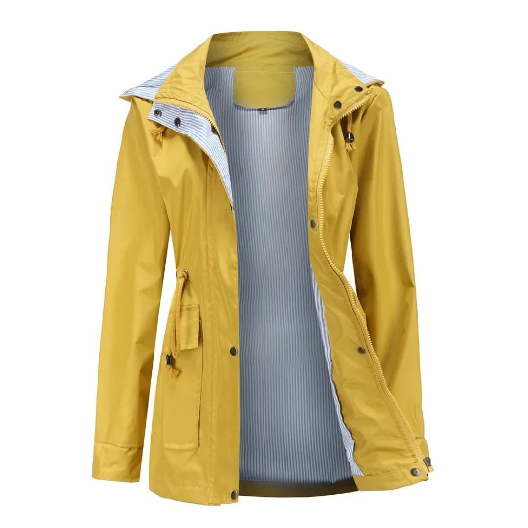 Drune | Damen Wasserdichter Trenchcoat Stylische Außenbekleidung