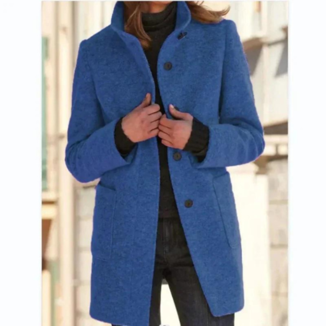 Drune | Genesis Damen Winter Knopf Daunen Mantel Lässige