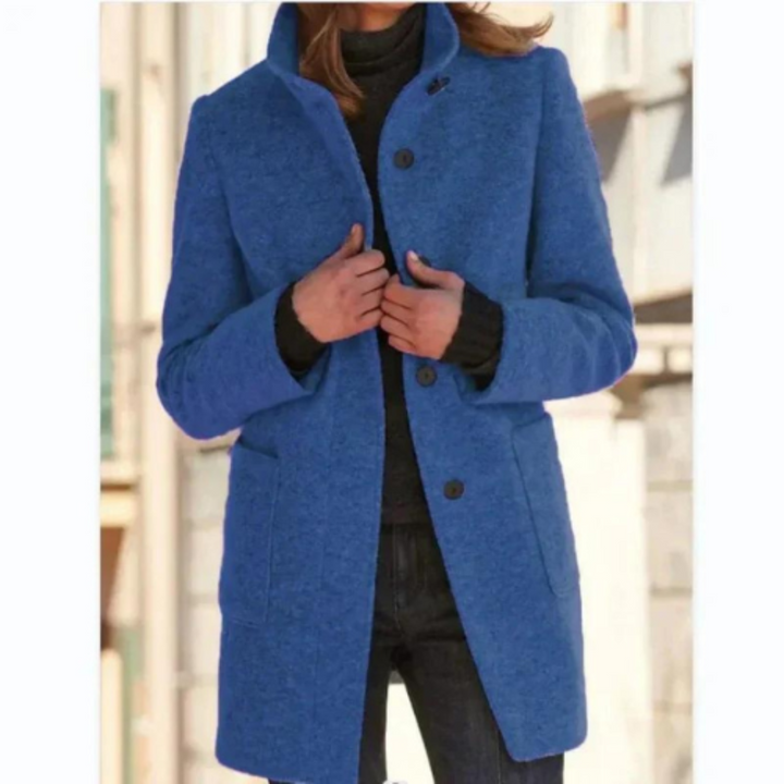 Drune | Genesis Damen Winter Knopf Daunen Mantel Lässige