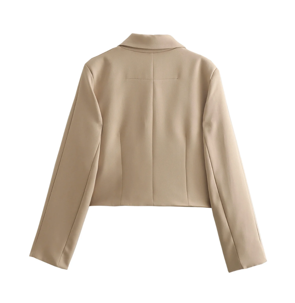 Drune | Bomberjack Damen Kurzjacke mit Vier Fronttaschen und Minimalistischem Design