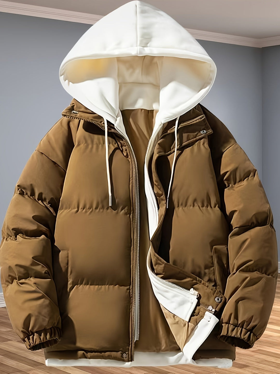 Drune | Winterjacke mit dicker Reißverschluss für Herren - Perfekt für Outdoor-Aktivitäten