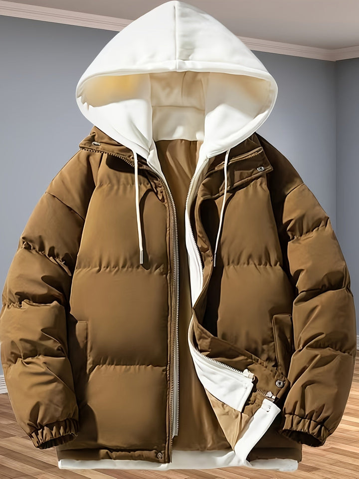 Drune | Winterjacke mit dicker Reißverschluss für Herren - Perfekt für Outdoor-Aktivitäten