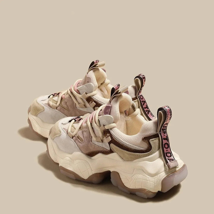 Drune | Damen Sneaker Wolle Casual mit Plateau