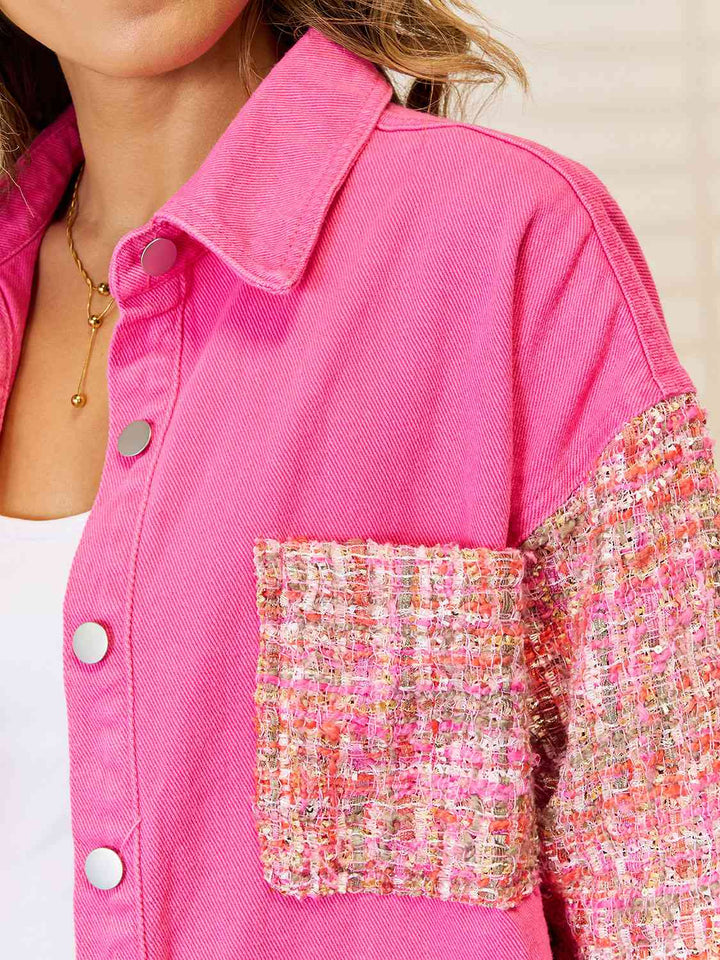 Drune | Rohsaum Drop-Shoulder Denimjacke