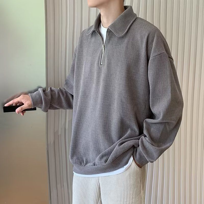 Drune | Herrenpullover mit Revers