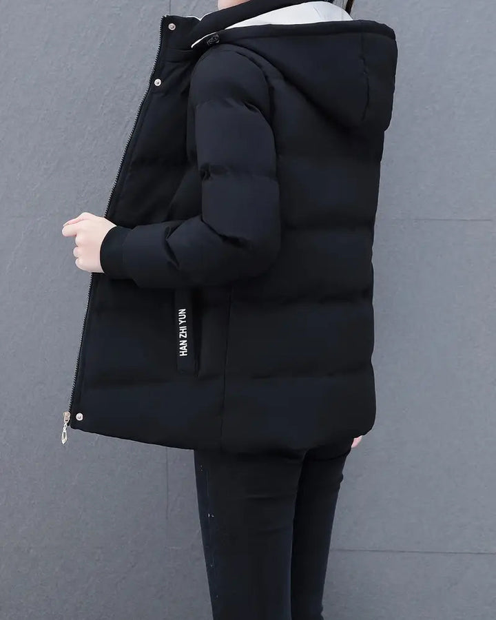 Drune | Lässig Einfarbig Warm mit Kapuze