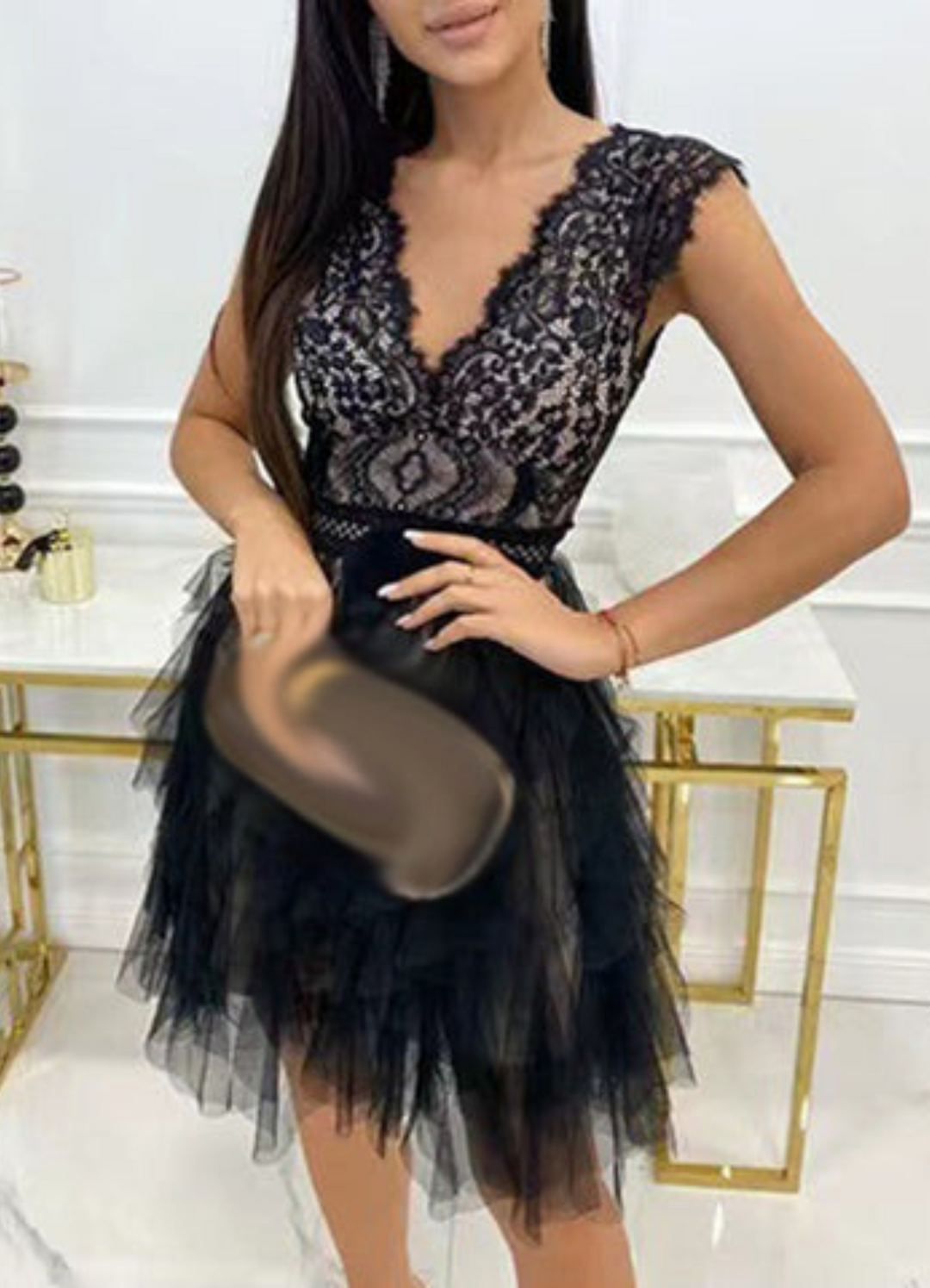 Drune | Einfaches Abendkleid für Damen Mini