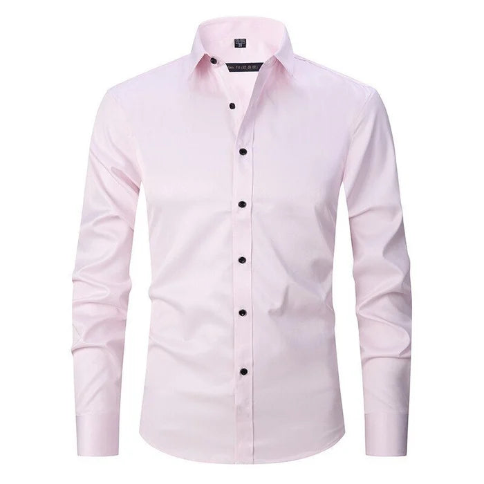 Bügelfreies Stretch Hemd Herren Slim Fit | Drune