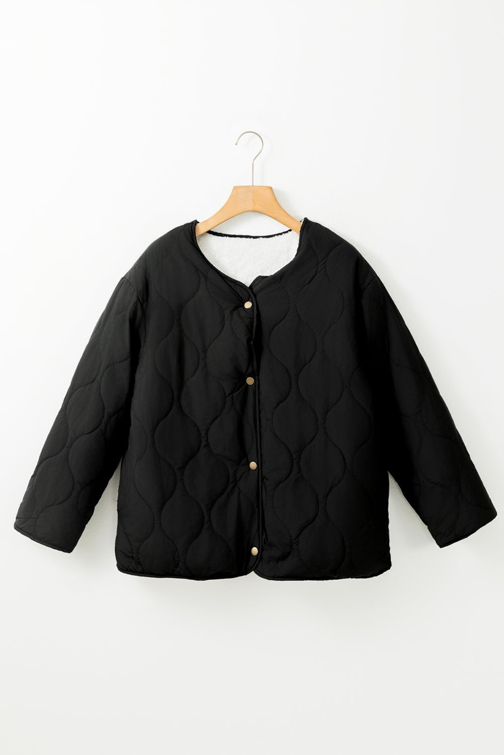 Drune | Steppjacke - Sherpa-Futter - Druckknopfverschluss - Vielseitige Wärme