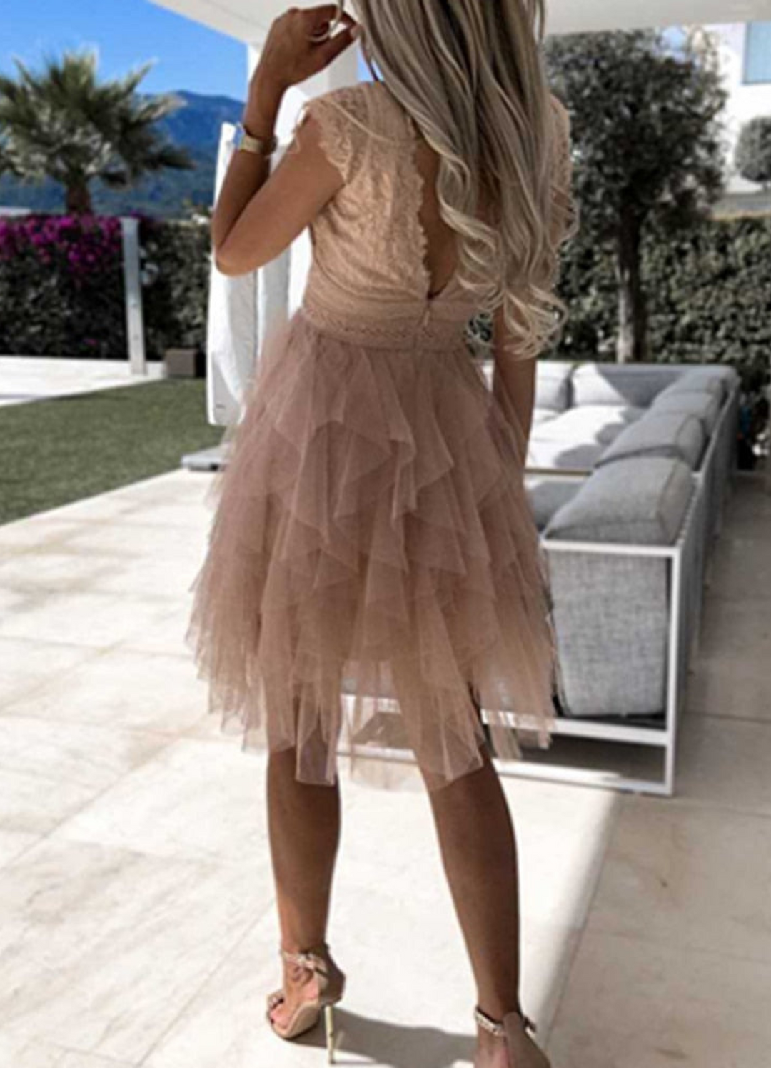 Drune | Einfaches Abendkleid für Damen Mini