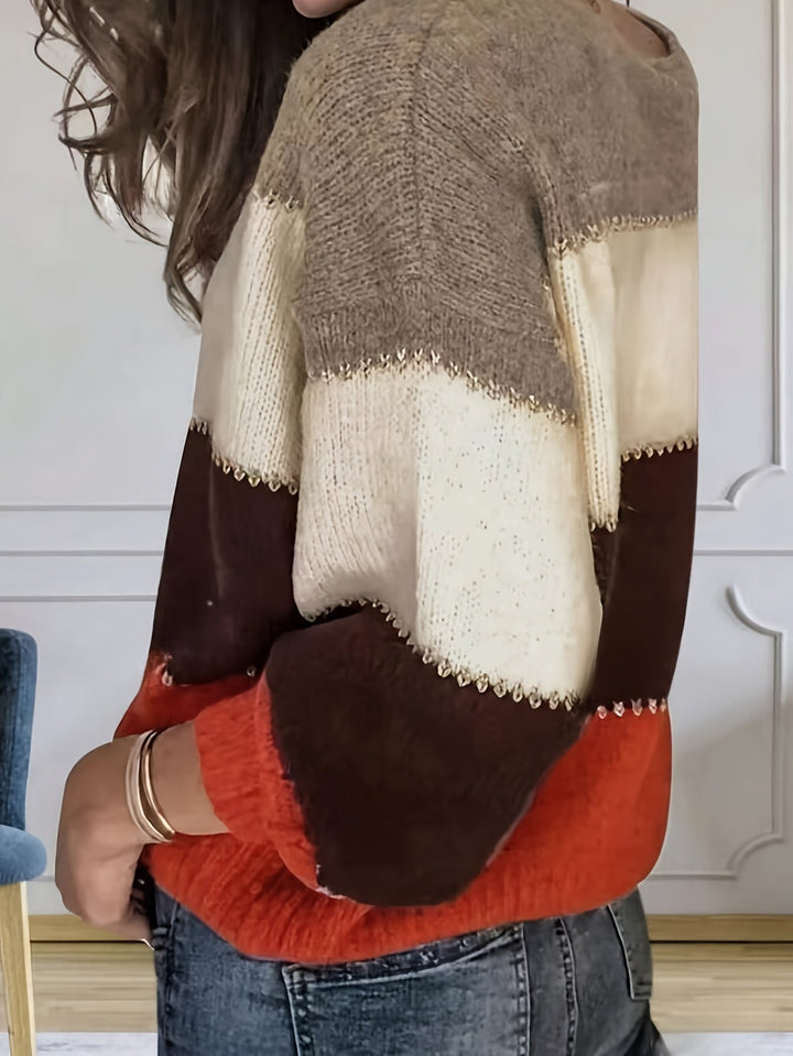 Drune | Farbblock Pullover
