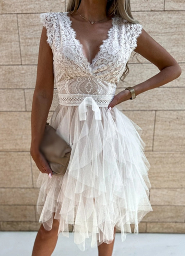 Drune | Einfaches Abendkleid für Damen Mini